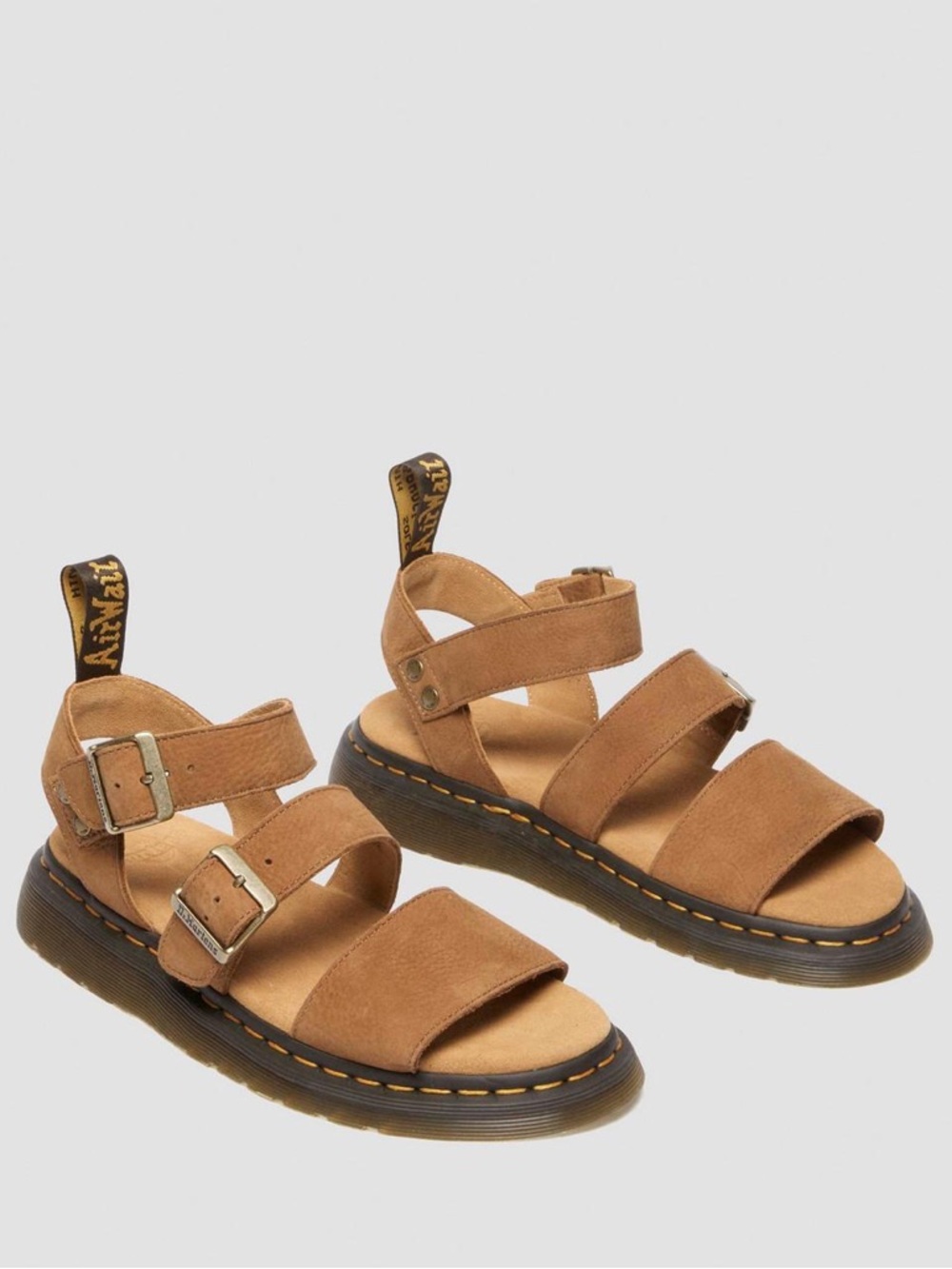 Dr.Martens GRYPHON TUMBLED NUBUCK SANDALS - Picture 3 of 13